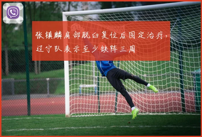 张镇麟肩部脱臼复位后固定治疗,辽宁队表示至少缺阵三周